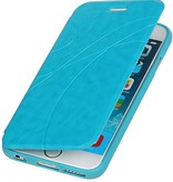 Caso Tipo EasyBook para el iPhone 5 / 5S turquesa