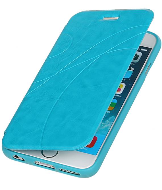 Easy Booktype hoesje voor iPhone 5 / 5S Turquoise