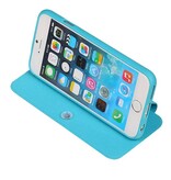 Caso Tipo EasyBook per iPhone 5 / 5S Turquoise