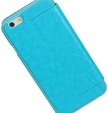 Easy Booktype hoesje voor iPhone 5 / 5S Turquoise
