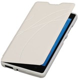 Caso Tipo EasyBook per Huawei Ascend G610 Bianco