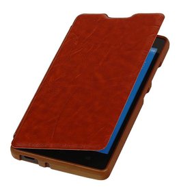 EasyBook Taske til Huawei Ascend G610 Brown