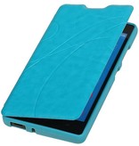 Easy Booktype hoesje voor Huawei Ascend G610 Turquoise