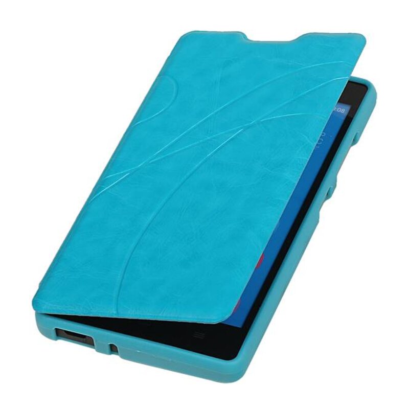 Easy Booktype hoesje voor Huawei Ascend G610 Turquoise
