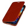 Easy Book Type Case for Galaxy S5 mini G800F Brown