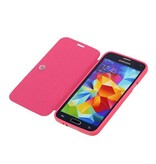 EasyBook type de cas pour Galaxy S5 G800F Mini Rose