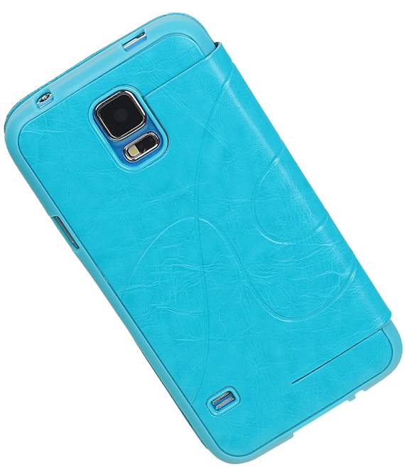 Easybook Typ Tasche für Galaxy mini S5 G800F Turquoise