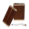 Power Bank D610 with built-in iPhone cable 6000mAh Brown