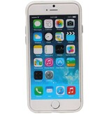 Supporto della cassa di alluminio QY Ring per iPhone 6 Plus Grey