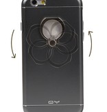 QY Bague Case support en aluminium pour iPhone 6 Plus gris
