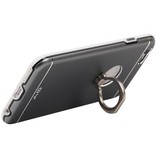 QY Ring Houder Aluminium Cover voor iPhone 6 Plus Grijs