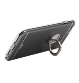 Supporto della cassa di alluminio QY Ring per iPhone 6 Plus Grey