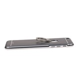 Supporto della cassa di alluminio QY Ring per iPhone 6 Plus Grey