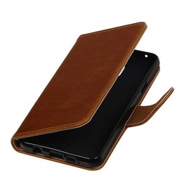 Pull Up PU Leather Bookstyle for Galaxy A3 2016 A310F Brown