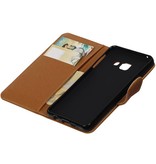 Pull Up PU Leather Bookstyle for Galaxy A3 2016 A310F Brown