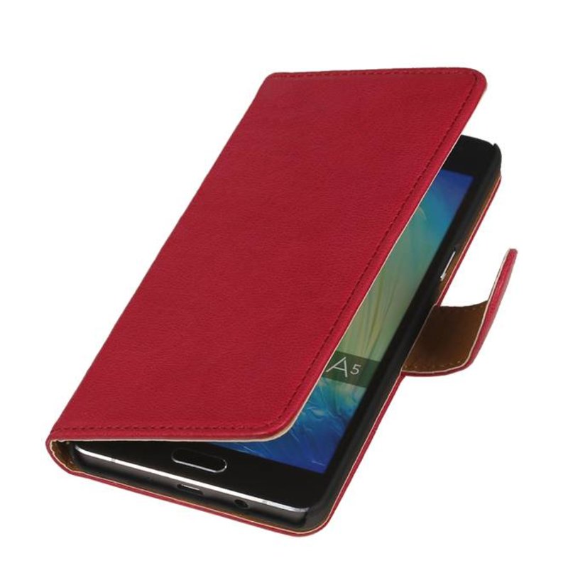 Se lavan caso del estilo del libro de cuero para el iPhone 6 Rose