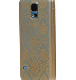 Palace 3D TPU Bagcover til Galaxy S5 G900F Guld