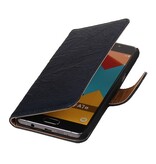 Washed Leather Bookstyle Cover for Galaxy A7 (2016) D. Blue