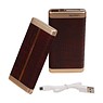 Power Bank D810 med integreret iPhone kabel 10000mAh d.brown