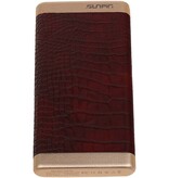 Banco de energía D810 con cable para iPhone incorporado 10000mAh D.Brown