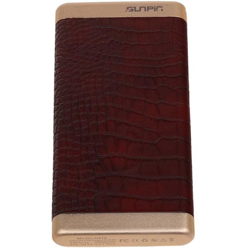 Power Bank D810 con cavo iPhone integrato 10000mAh D.Brown