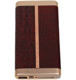 Power Bank D810 met ingebouwd iPhone kabel 10000mAh D.Bruin