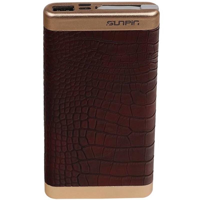 Power Bank D810 con cavo iPhone integrato 10000mAh D.Brown