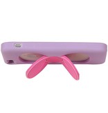 Papillon TPU pour iPhone 5 debout Violet