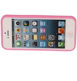 Papillon TPU pour iPhone 5 debout Rose