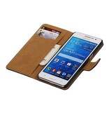 Croco Book Style Taske til Galaxy Core II G355H Sort