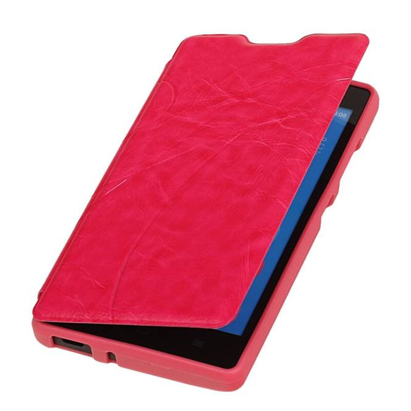 Easy Booktype hoesje voor Huawei Ascend G610 Roze