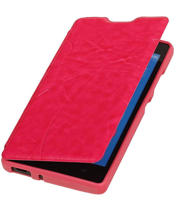 Easy Booktype hoesje voor Huawei Ascend G610 Roze