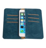 Pull Up Wallet Size L Blue