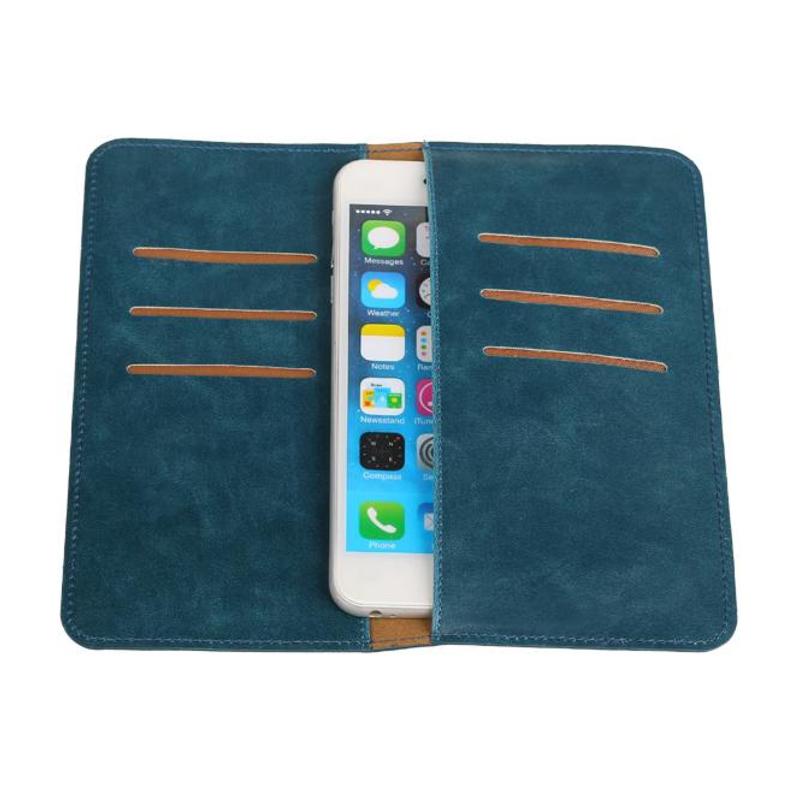 Pull Up Wallet Größe L Blau