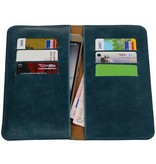 Pull Up Wallet Size L Blue
