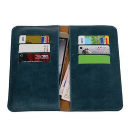 Pull Up Wallet Größe L Blau