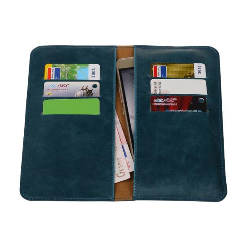 Pull Up Wallet Größe L Blau