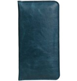 Pull Up Wallet Größe L Blau