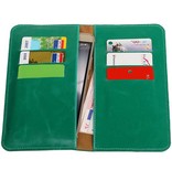 Pull Up Wallet Size L Green