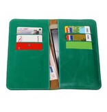 Portefeuille à rabat taille L vert