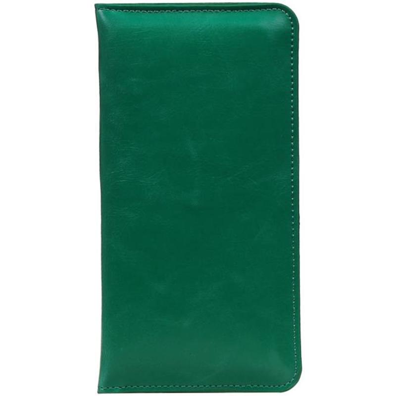 Pull Up Wallet Size L Green