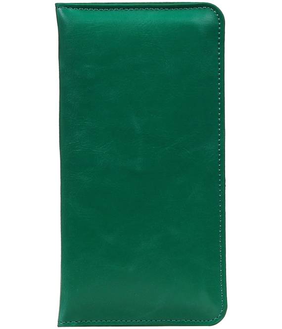 Pull Up Wallet Size L Green