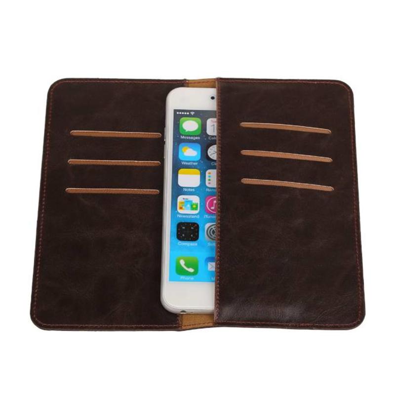 Pull Up Wallet Size L Mocca