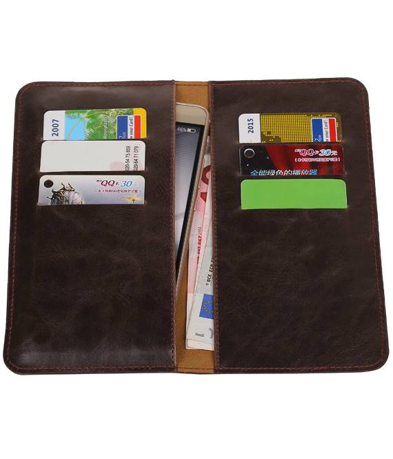 Pull Up Wallet Size L Mocca