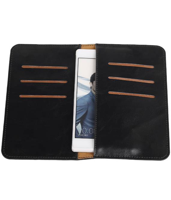 Pull Up Wallet Size M Black