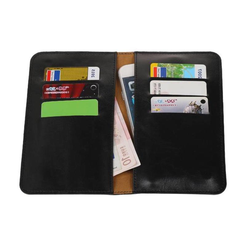 Portefeuille Pull-Up Taille M Noir