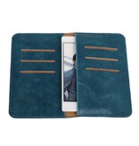 Cartera Pull Up Talla M Azul