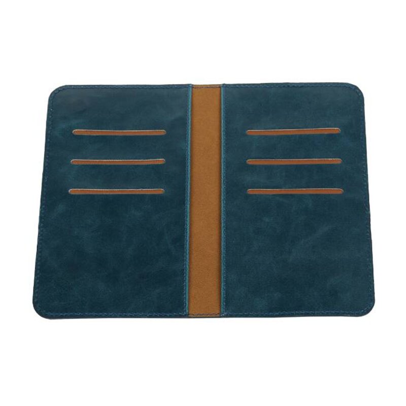 Cartera Pull Up Talla M Azul