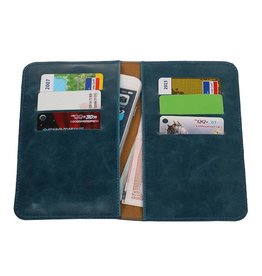 Pull Up Wallet Taille M Bleu