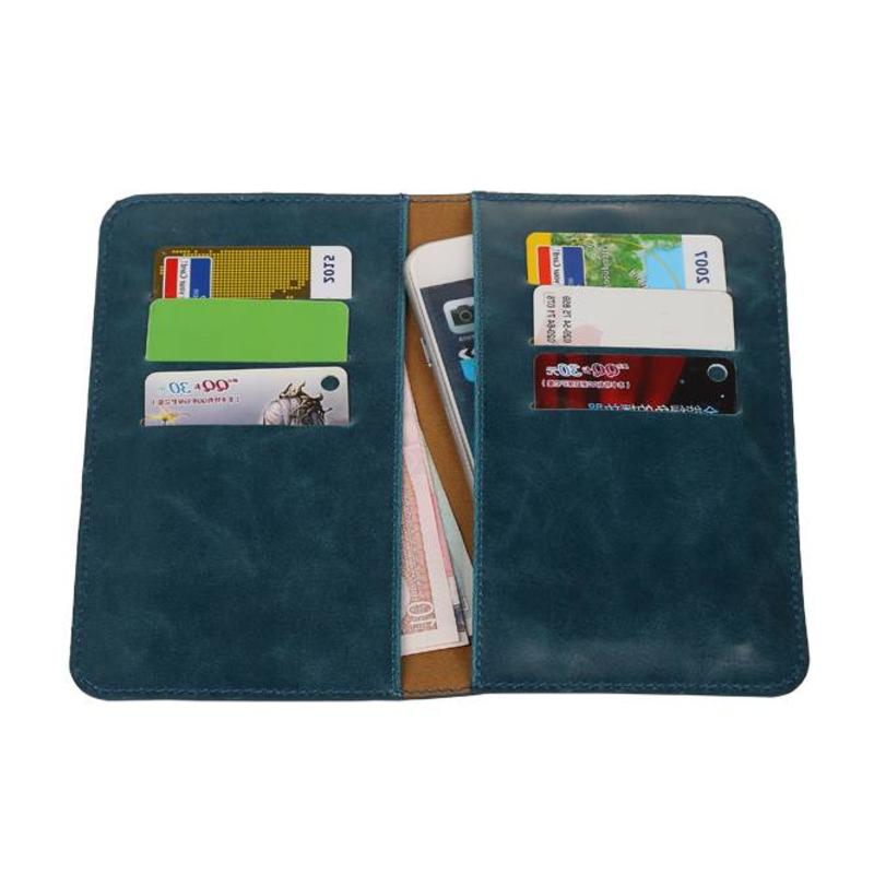 Portafoglio Pull Up Taglia M Blu